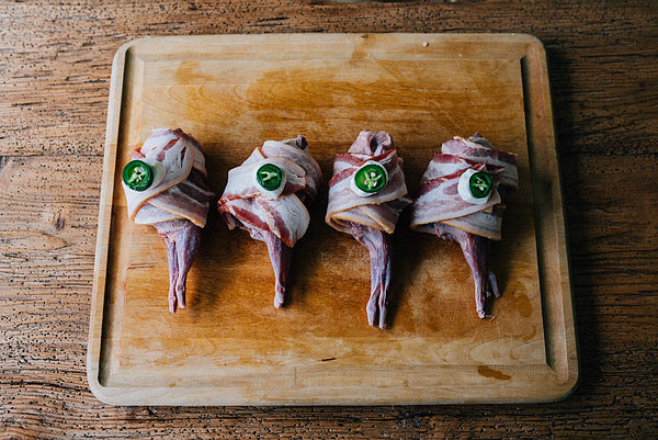 Bacon Wrapped Jalapeno Quail