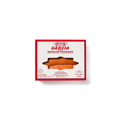 Garcia Pork Smoked Sausage - 12 Pack