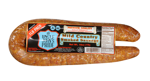 Uncle John's Pride Mild Smoked Sausage - 12 Pack